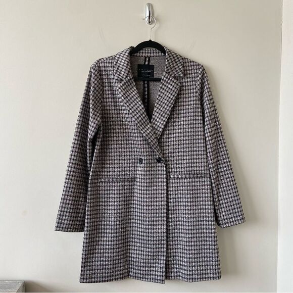 Sanctuary-plaid midi Length Lighter Weight Fall Jacket - Picture 5 of 12